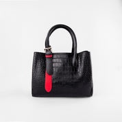 Top Handle Croco Rouge