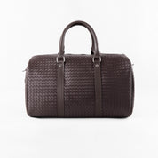 Maleta Duffle Bag Mediano Trenza Piel Vegana