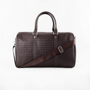 Maleta Duffle Bag Mediano Trenza Piel Vegana