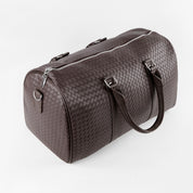 Maleta Duffle Bag Mediano Trenza Piel Vegana