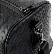 Maleta Duffle Bag Trenza Cuero Vegano