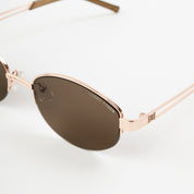 Lentes de Sol Oval Metal