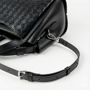 Bolsa Hobo Trenza Cuero