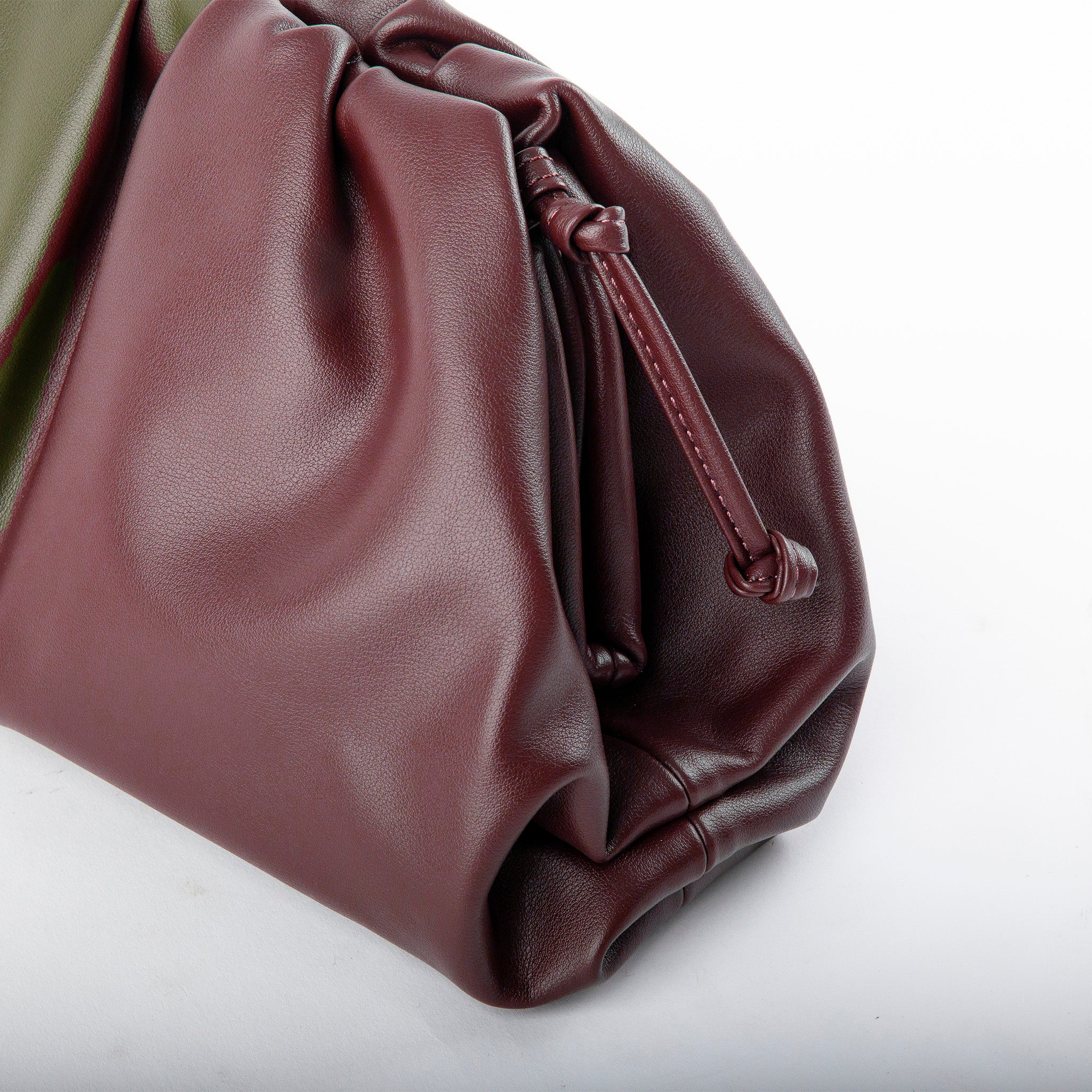 Leather Clutch Bag L