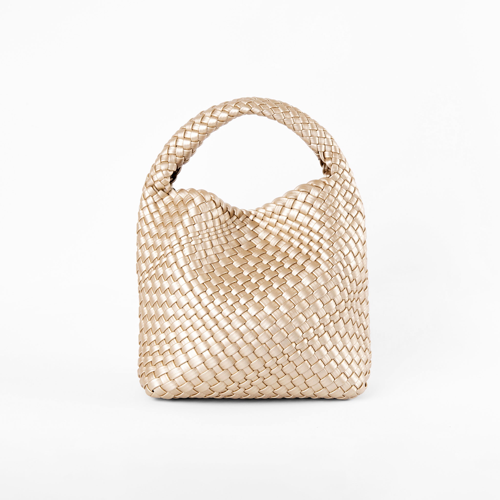 Braided Tote Bag Vegan Leather M