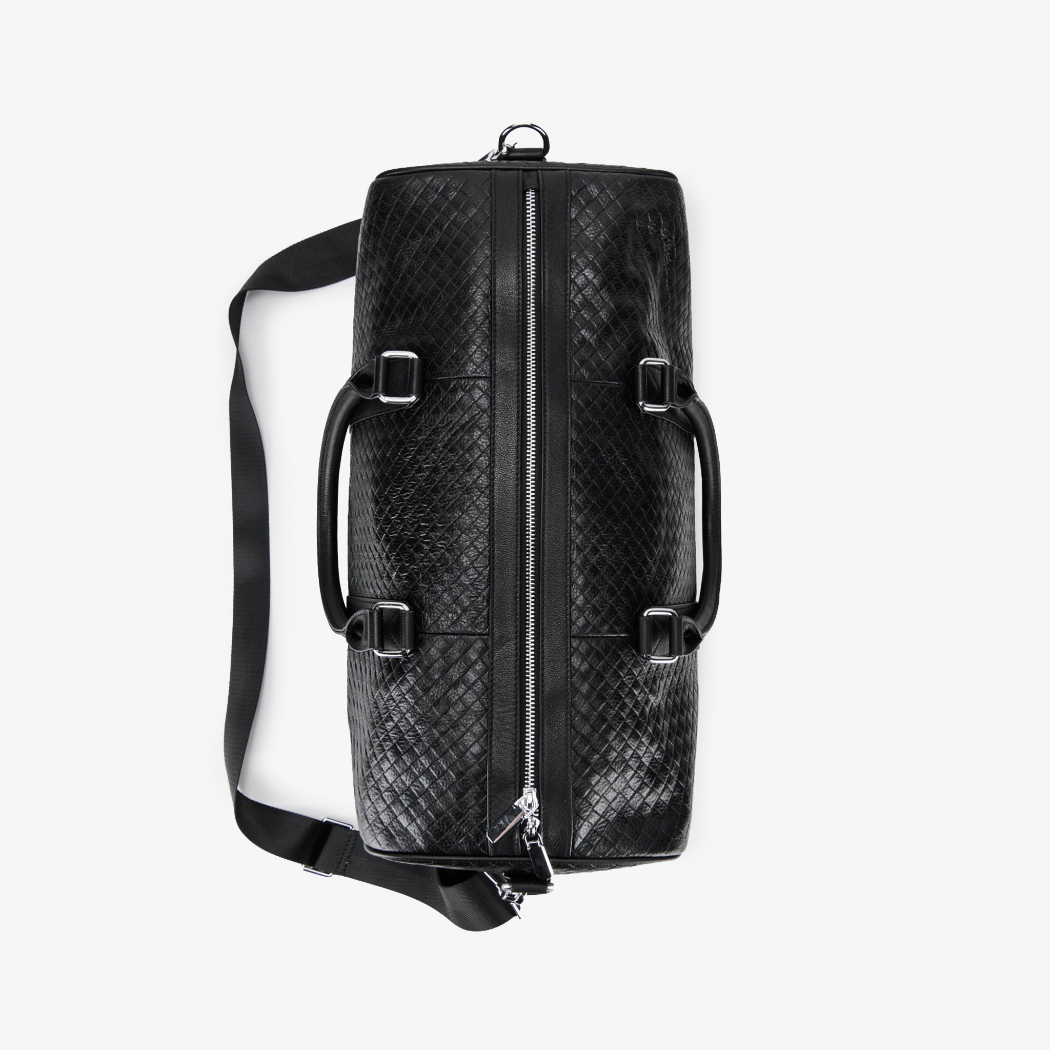 Maleta Duffle Bag Trenza de Cuero