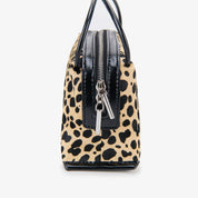 Mini Crossbody de Cuero con Estampado Animal