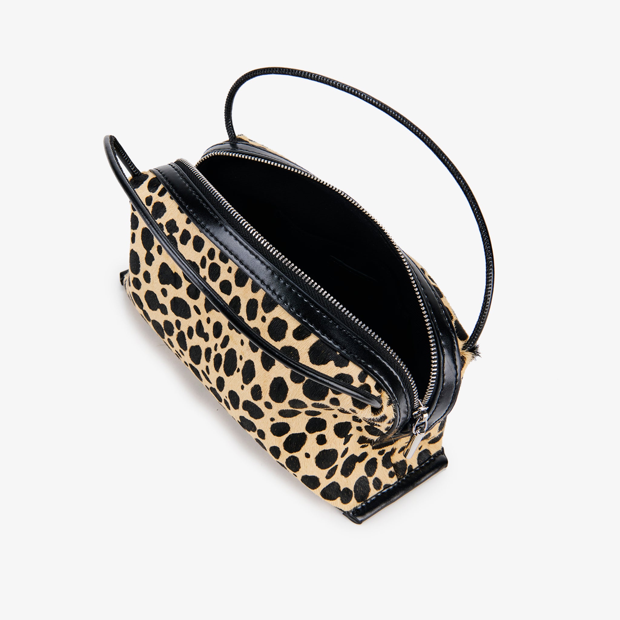 Mini Crossbody de Cuero con Estampado Animal