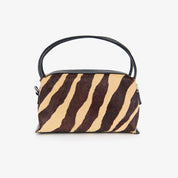 Mini Crossbody de Cuero con Estampado Tigre
