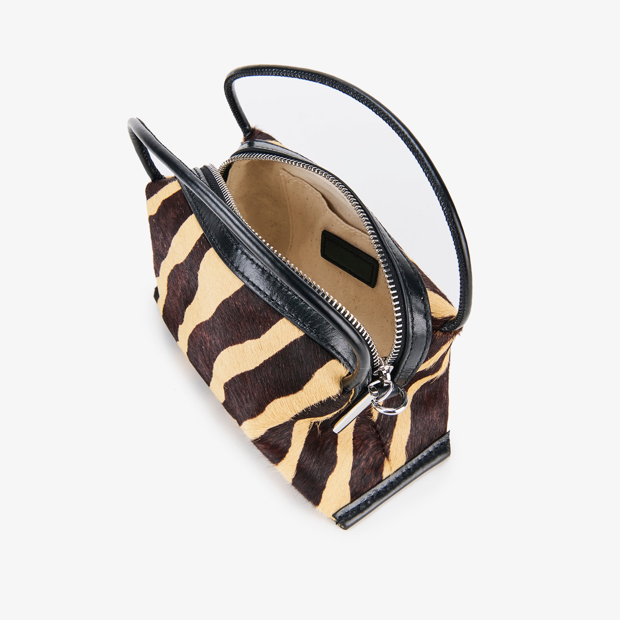 Mini Crossbody de Cuero con Estampado Tigre