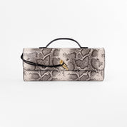 Clutch Structured Print Snake