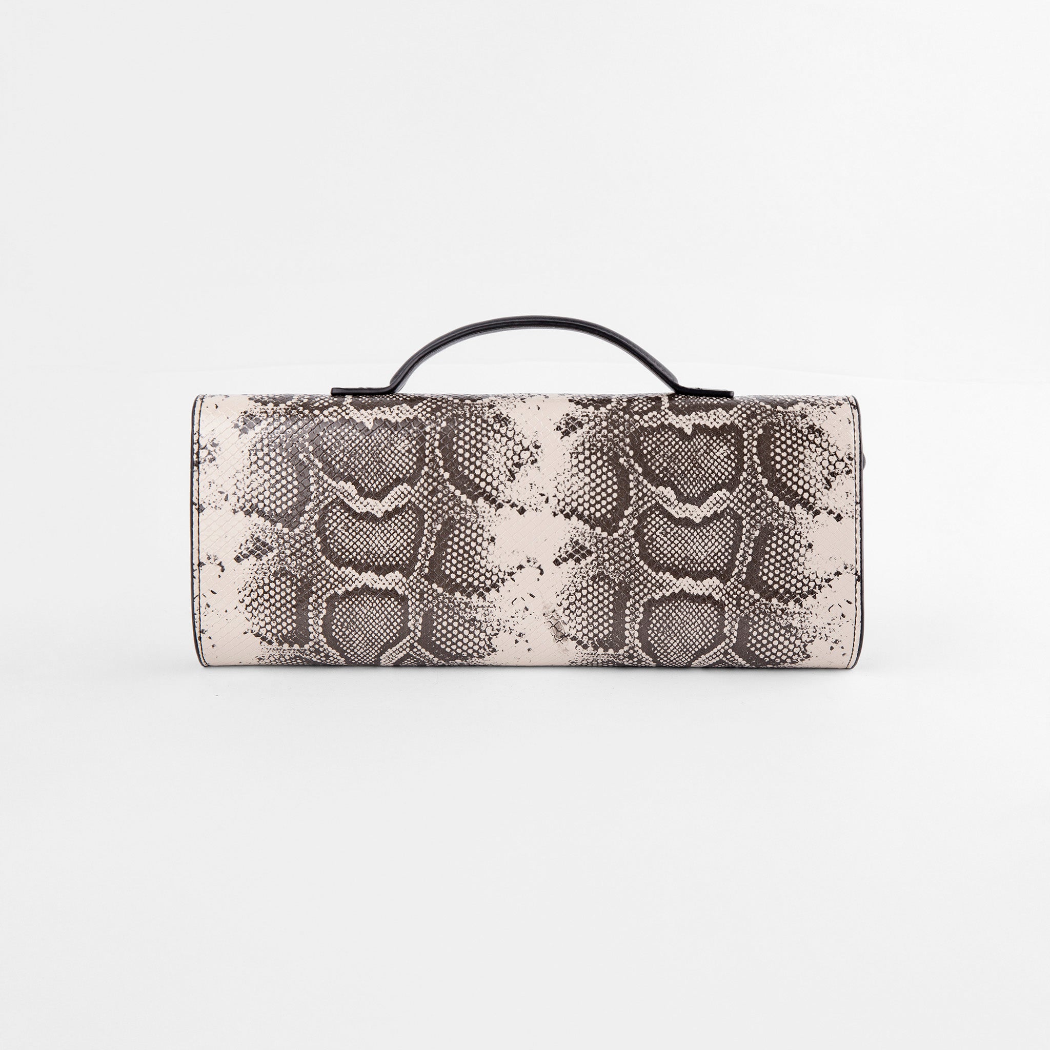 Clutch Structured Print Snake