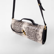 Clutch Structured Print Snake