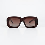 Roma Lentes de Sol Oversized Oxblood
