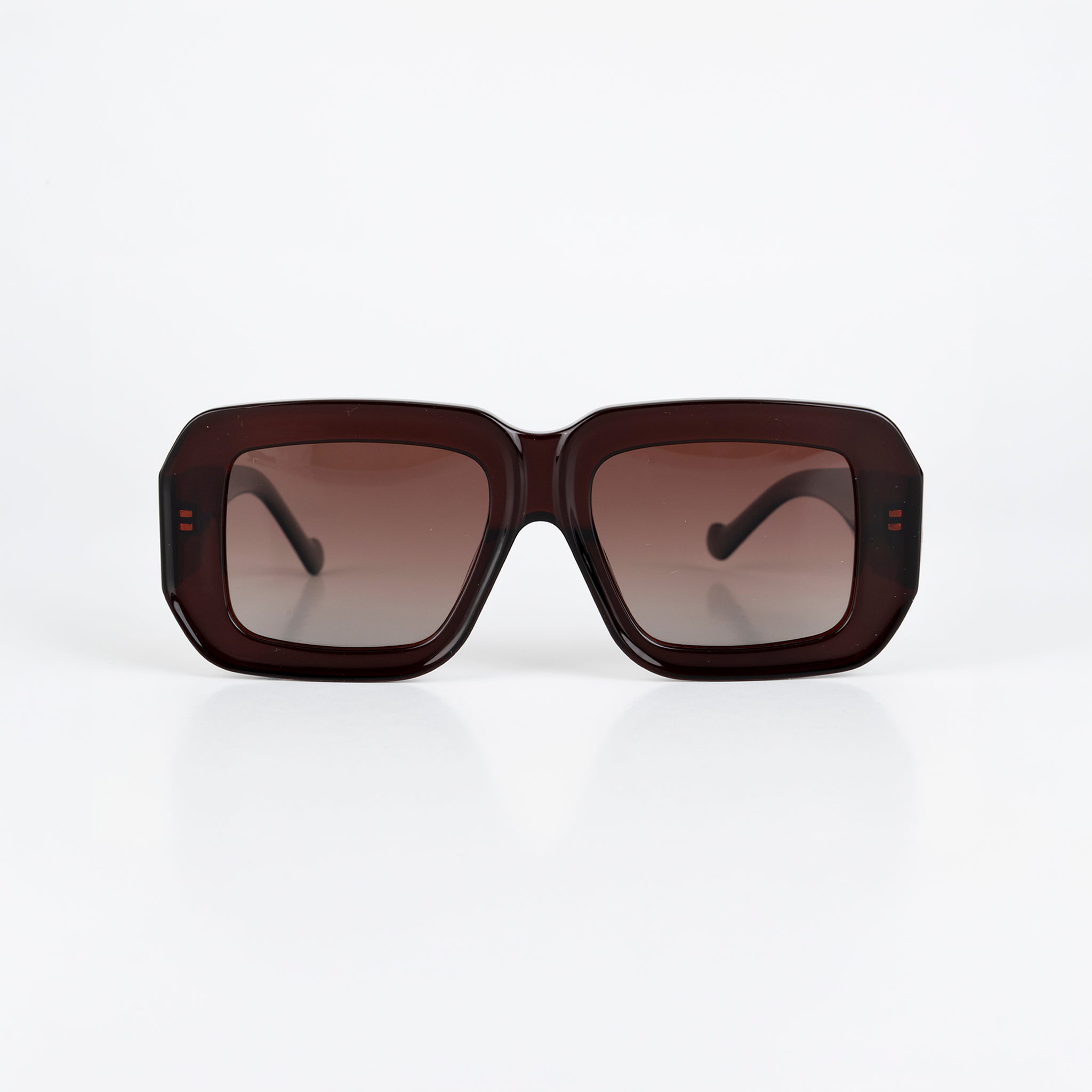 Roma Lentes de Sol Oversized Oxblood