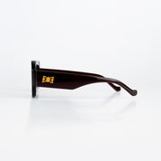 Roma Lentes de Sol Oversized Oxblood