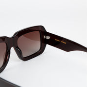 Roma Lentes de Sol Oversized Oxblood