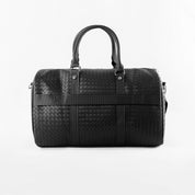 Vegan Leather Braided Duffle Bag Suitcase