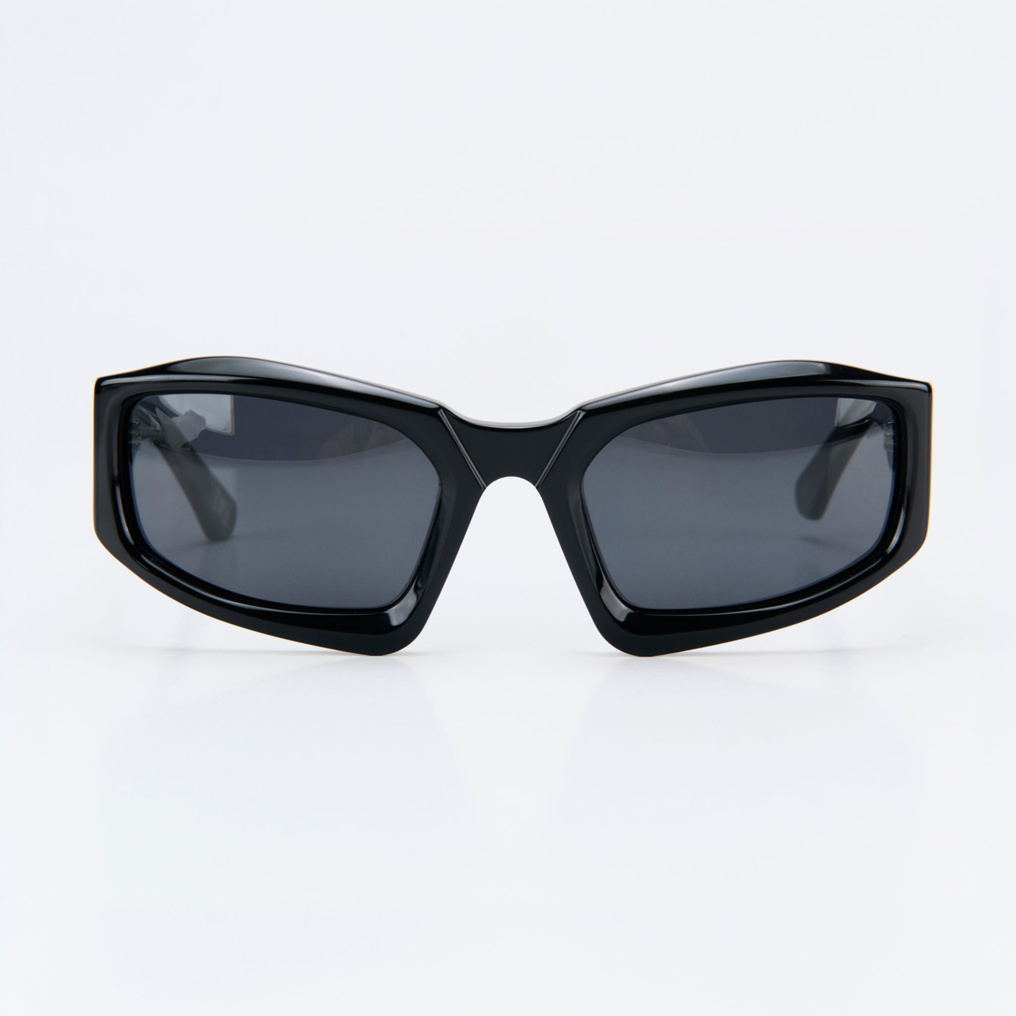 Ace Lentes de Sol Rectangulares Y2K Negros - Lentes de Sol | LUCKY TYGER