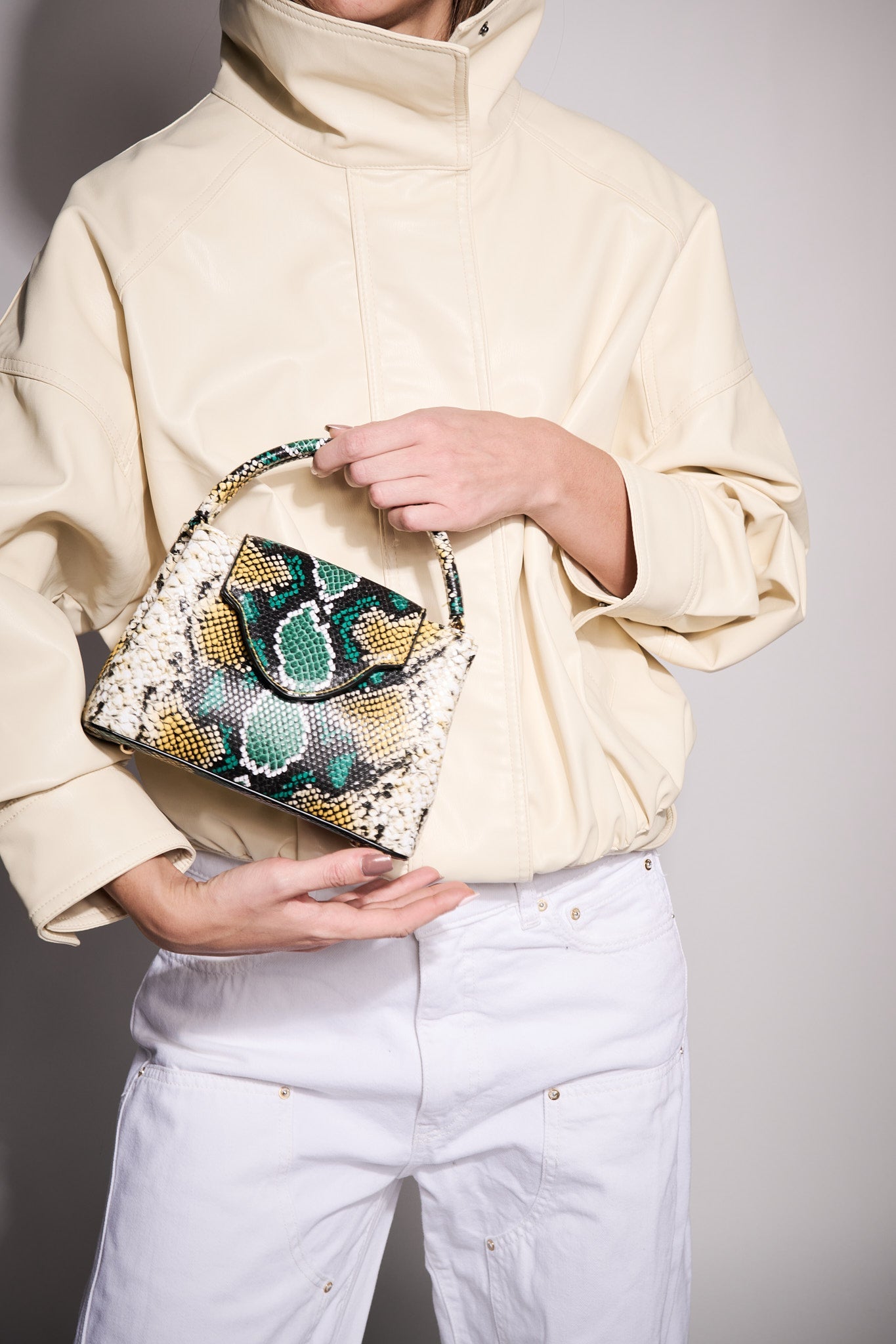 Bolsa Crossbody Snake Piel Vegana - Bolsa Crossbody | LUCKY TYGER
