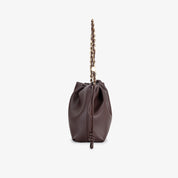 Bolsa Fruncida Cadena Cuero - Bolsas de Hombro | LUCKY TYGER
