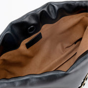 Bolsa Fruncida Cadena Cuero - Bolsas de Hombro | LUCKY TYGER