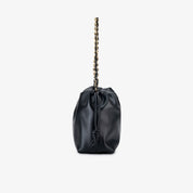 Bolsa Fruncida Cadena Cuero - Bolsas de Hombro | LUCKY TYGER