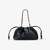 Bolsa Fruncida Cadena Cuero - Bolsas de Hombro | LUCKY TYGER