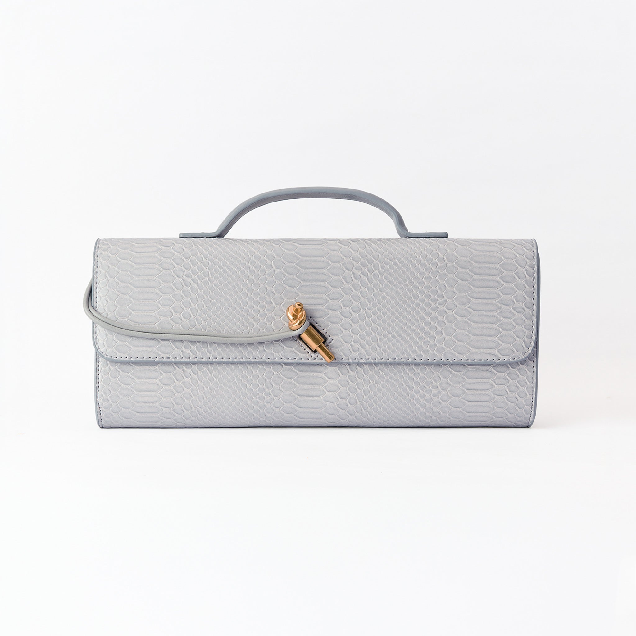 Clutch Estructurado Print Cocodrilo - LUCKY TYGER