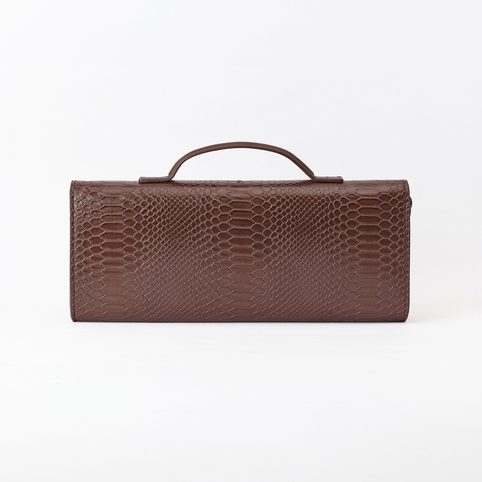 Clutch Estructurado Print Cocodrilo - LUCKY TYGER