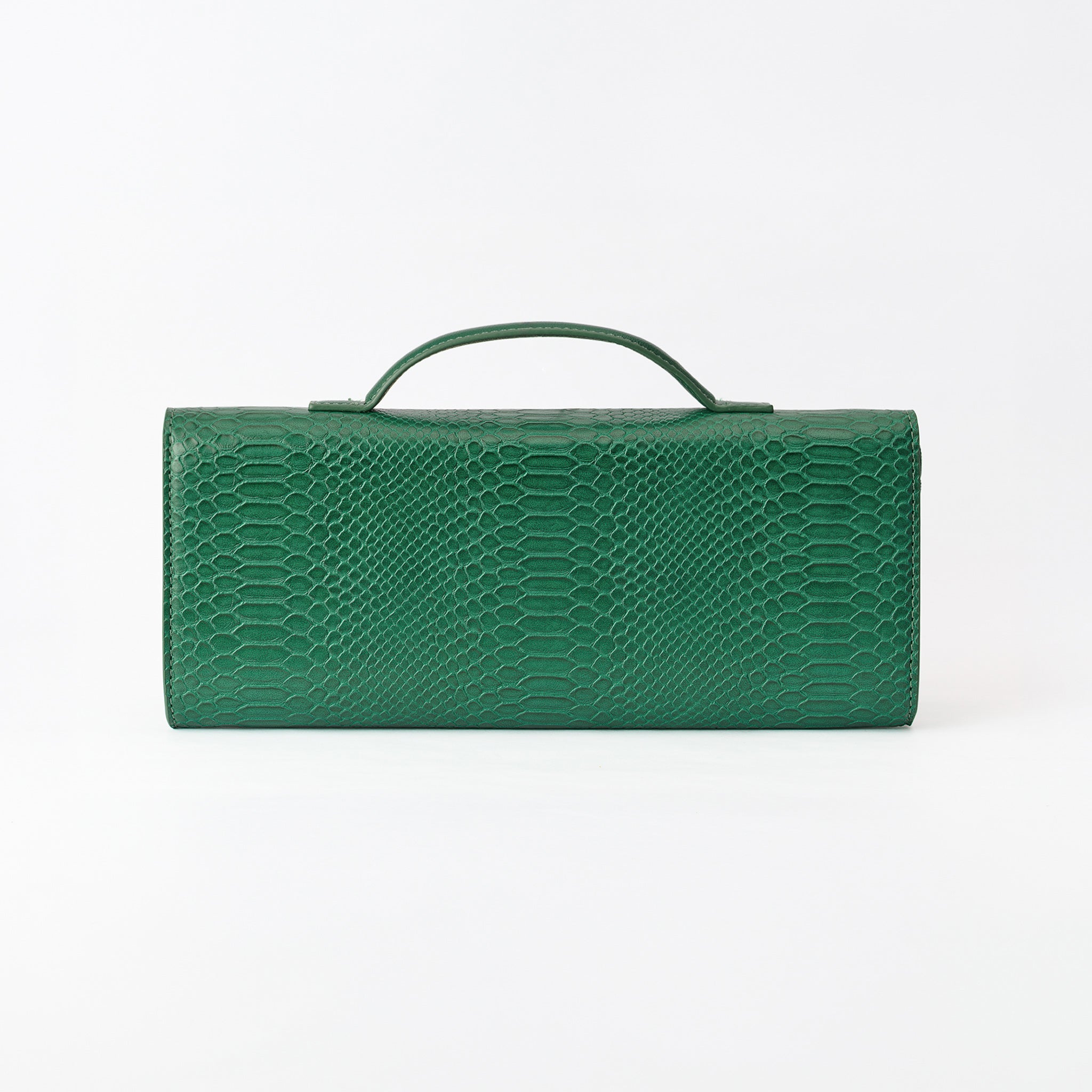 Clutch Estructurado Print Cocodrilo - LUCKY TYGER