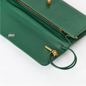 Clutch Estructurado Print Cocodrilo - LUCKY TYGER