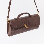 Clutch Estructurado Print Cocodrilo - Bolsos de Mano | LUCKY TYGER