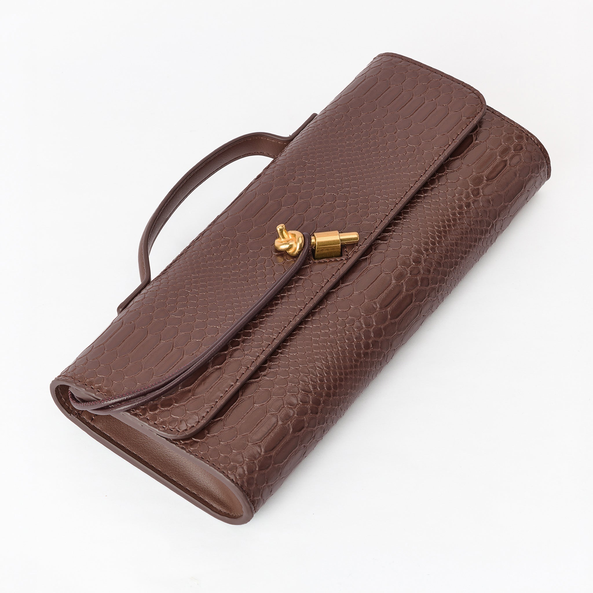 Clutch Estructurado Print Cocodrilo - Bolsos de Mano | LUCKY TYGER