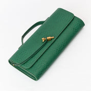Clutch Estructurado Print Cocodrilo - LUCKY TYGER