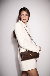 Clutch Estructurado Print Cocodrilo - Bolsos de Mano | LUCKY TYGER