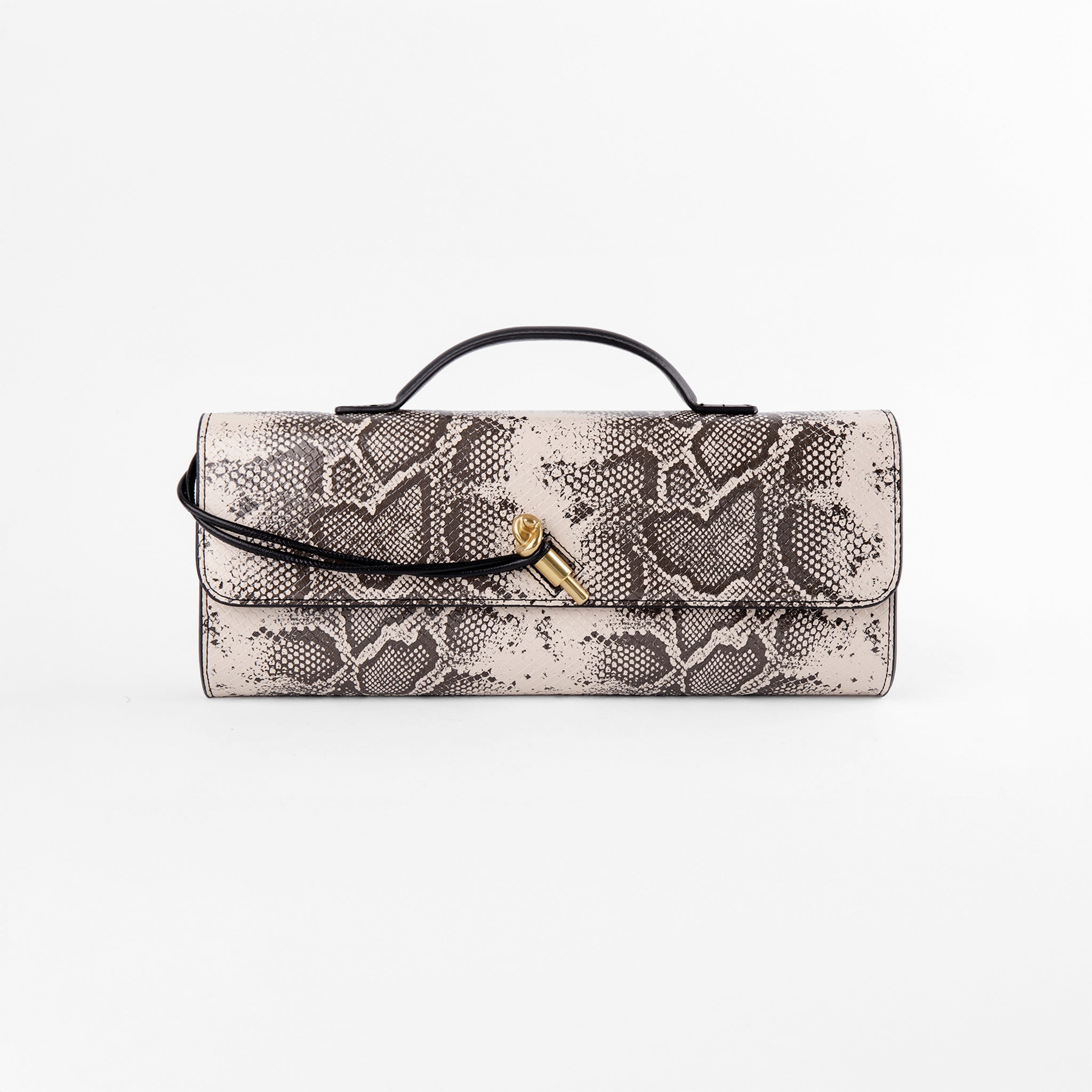 Clutch Estructurado Print Snake - LUCKY TYGER