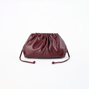 Clutch Fruncido Mediano Piel Vegana - Bolsos de Mano | LUCKY TYGER
