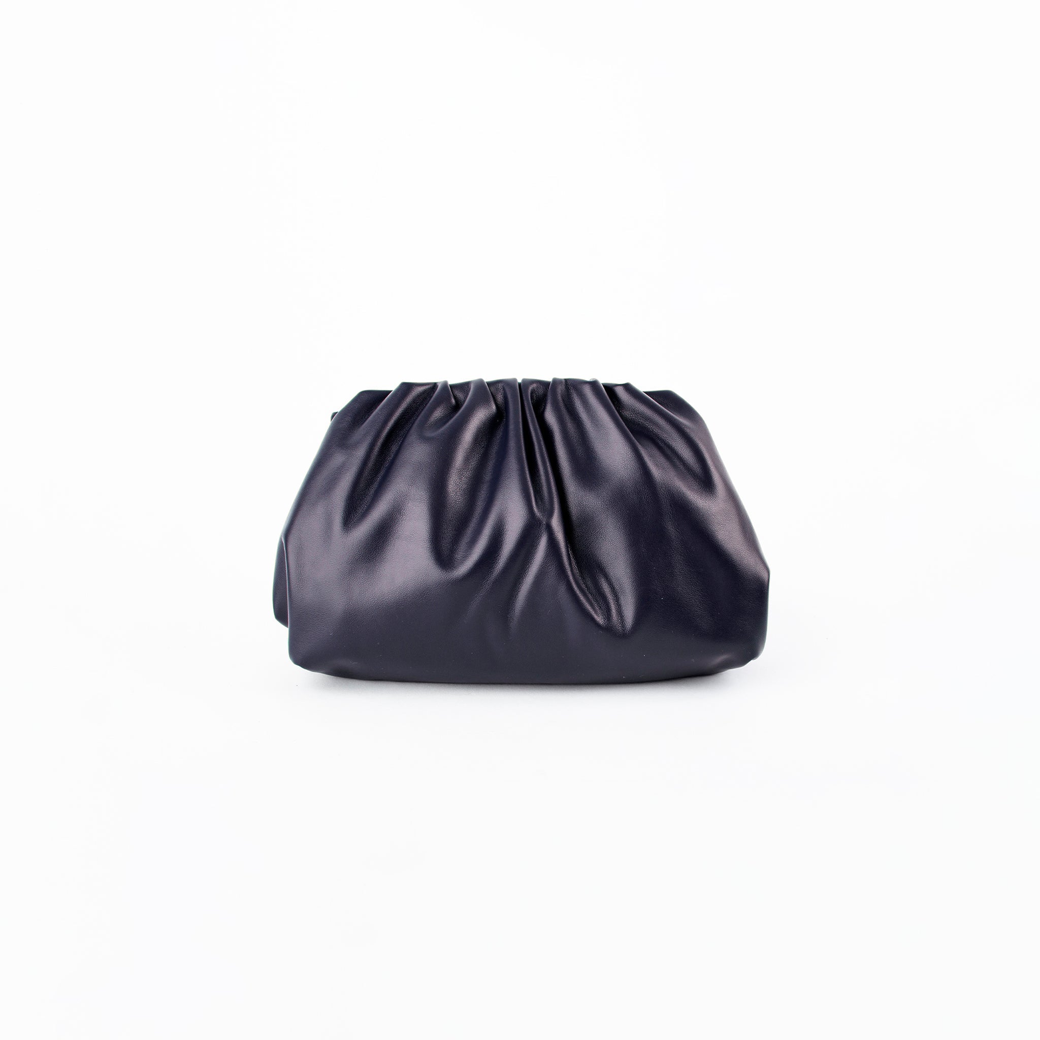Clutch Fruncido Mediano Piel Vegana - Bolsos de Mano | LUCKY TYGER
