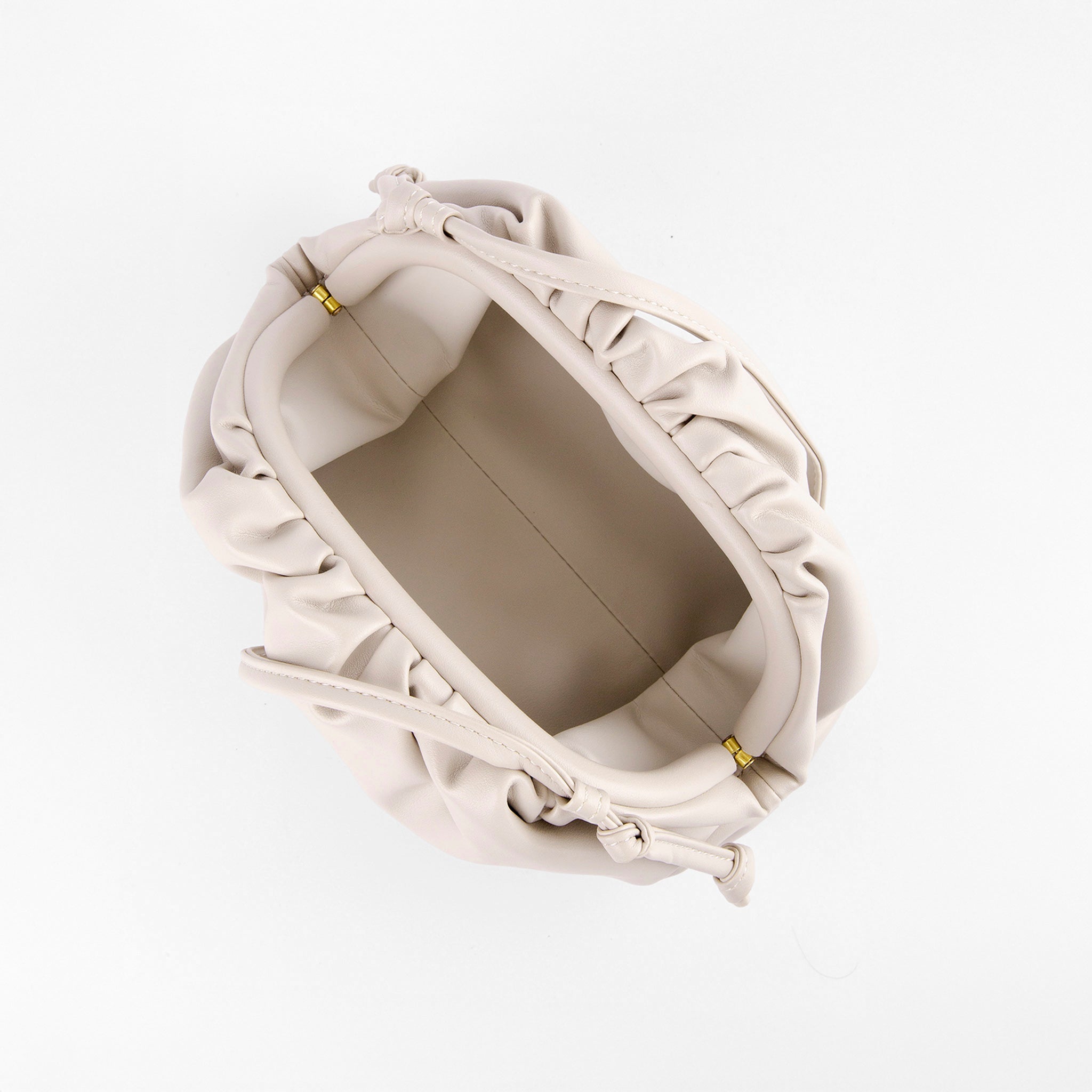 Clutch Fruncido Mini Cuero - Bolsos de Mano | LUCKY TYGER