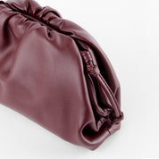 Clutch Fruncido Mini Cuero - Bolsos de Mano | LUCKY TYGER