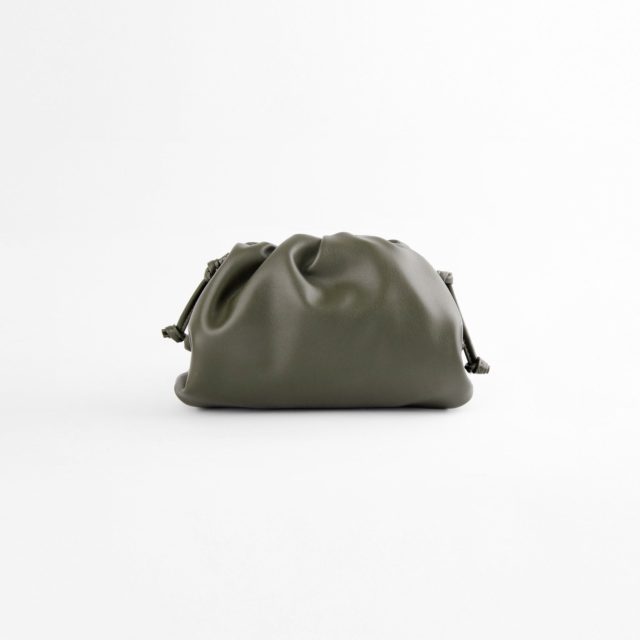 Clutch Fruncido Mini Cuero - Bolsos de Mano | LUCKY TYGER