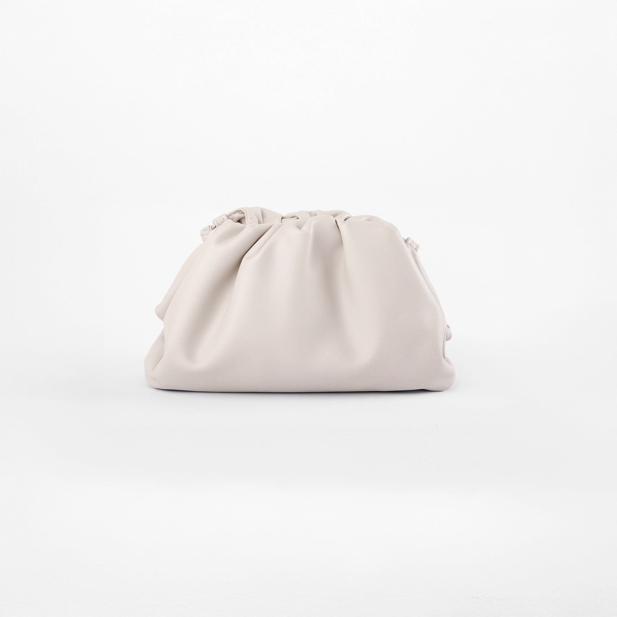 Clutch Fruncido Mini Cuero - Bolsos de Mano | LUCKY TYGER