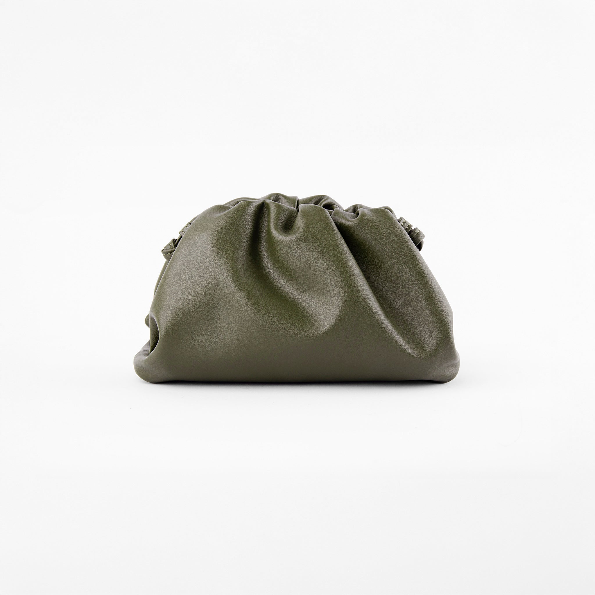 Clutch Fruncido Mini Cuero - Bolsos de Mano | LUCKY TYGER
