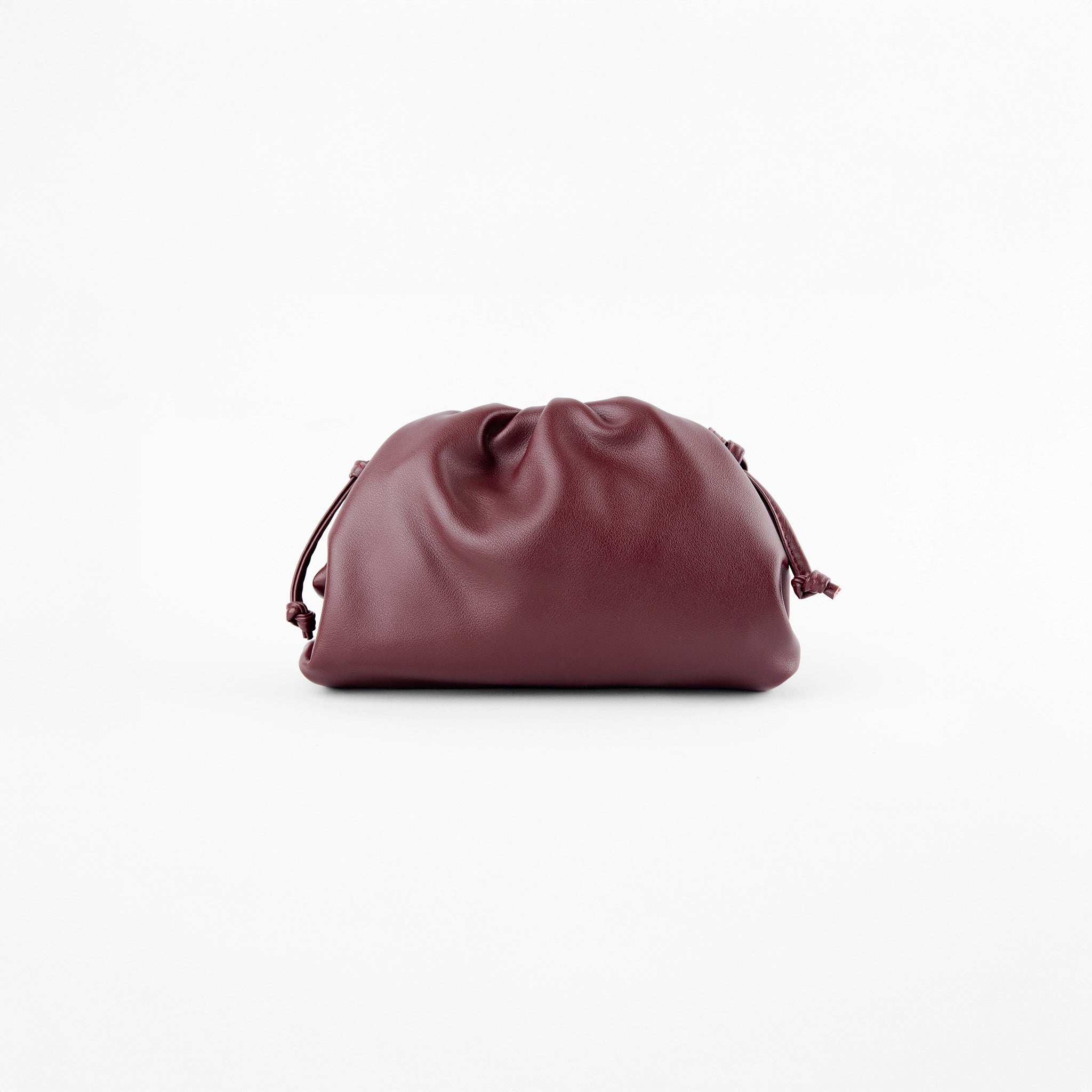 Clutch Fruncido Mini Cuero - Bolsos de Mano | LUCKY TYGER