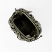 Clutch Fruncido Mini Cuero - Bolsos de Mano | LUCKY TYGER
