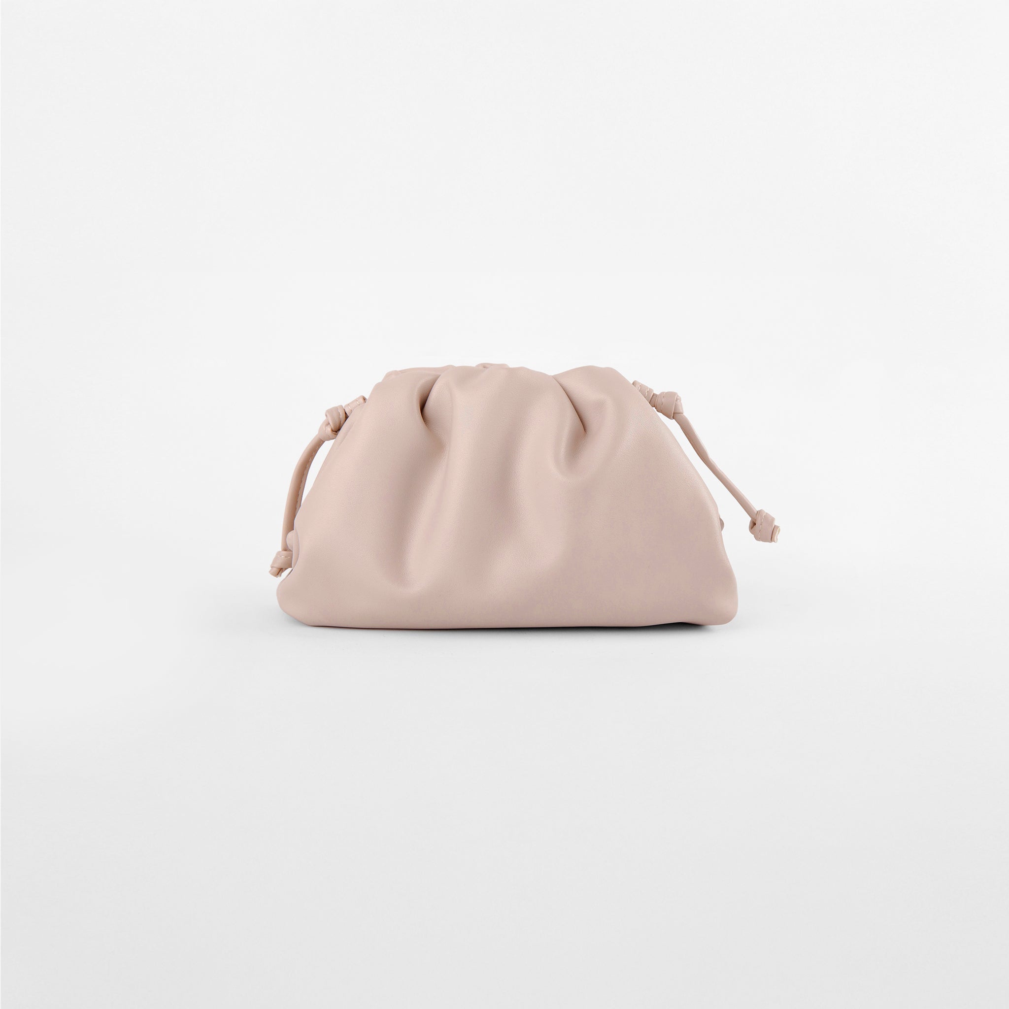 Clutch Fruncido Mini Cuero - Bolsos de Mano | LUCKY TYGER