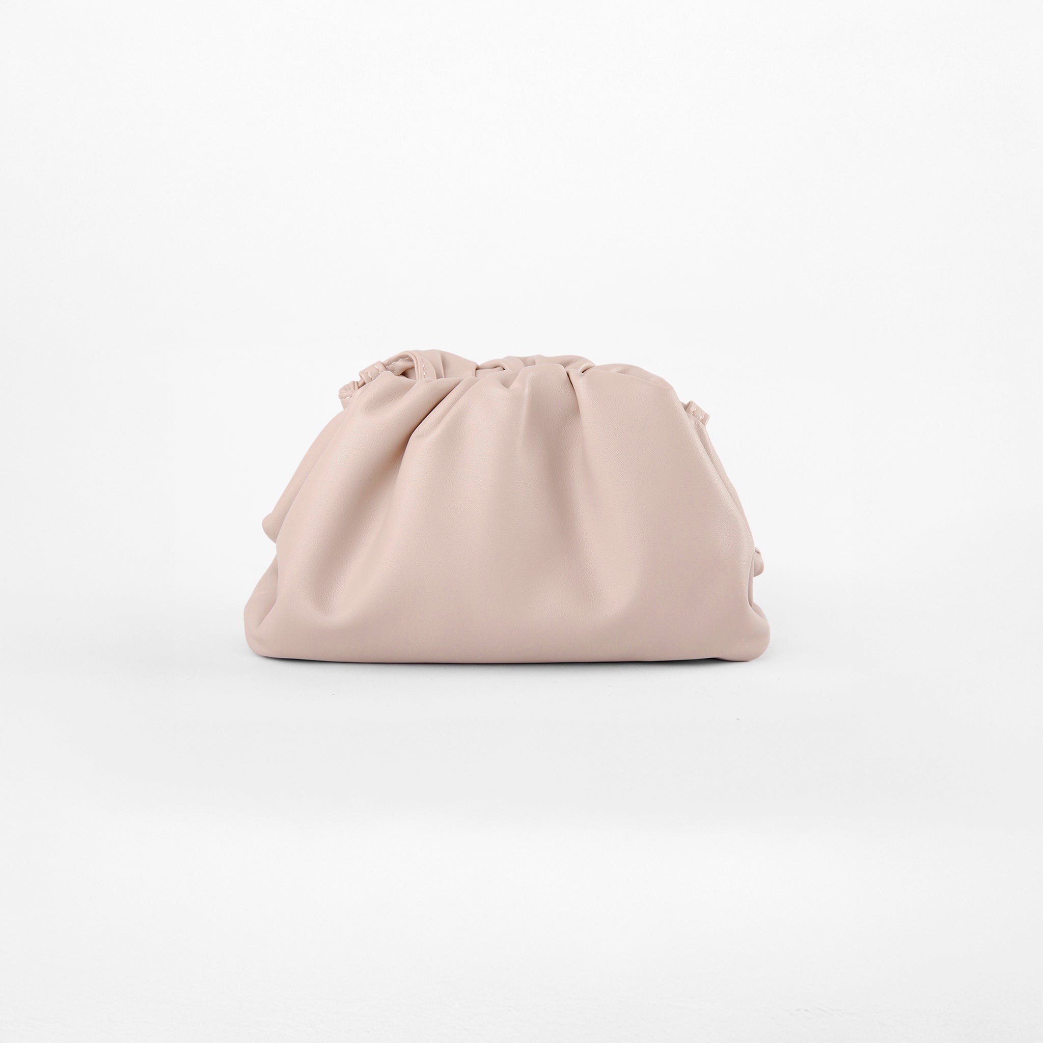 Clutch Fruncido Mini Cuero - Bolsos de Mano | LUCKY TYGER
