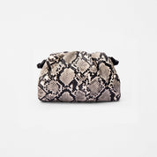 Clutch Fruncido Mini Piel Vegana Snake - Bolsos de Mano | LUCKY TYGER
