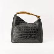 Croco Asa Metálica Piel Vegana - Bolsa Crossbody | LUCKY TYGER